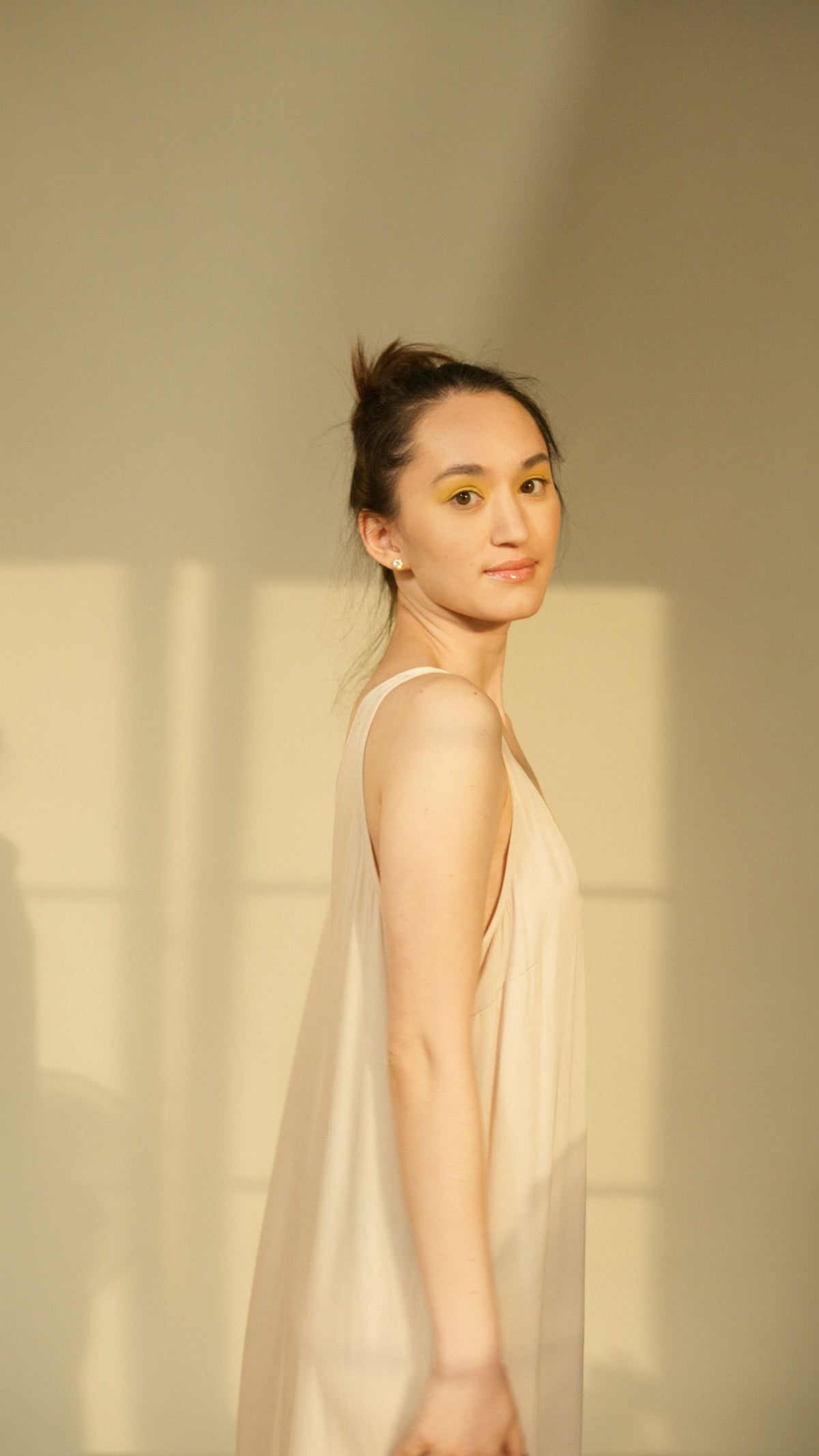 Élise maxi dress in sand
